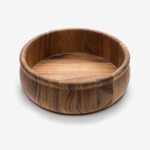 Flat Wooden Bowl