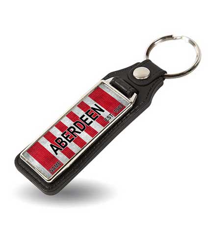Leather Keyring - Aberdeen Bar Scarf