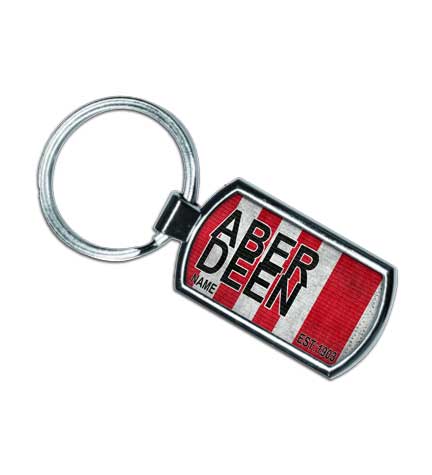 Metal Keyring - Aberdeen Bar Scarf